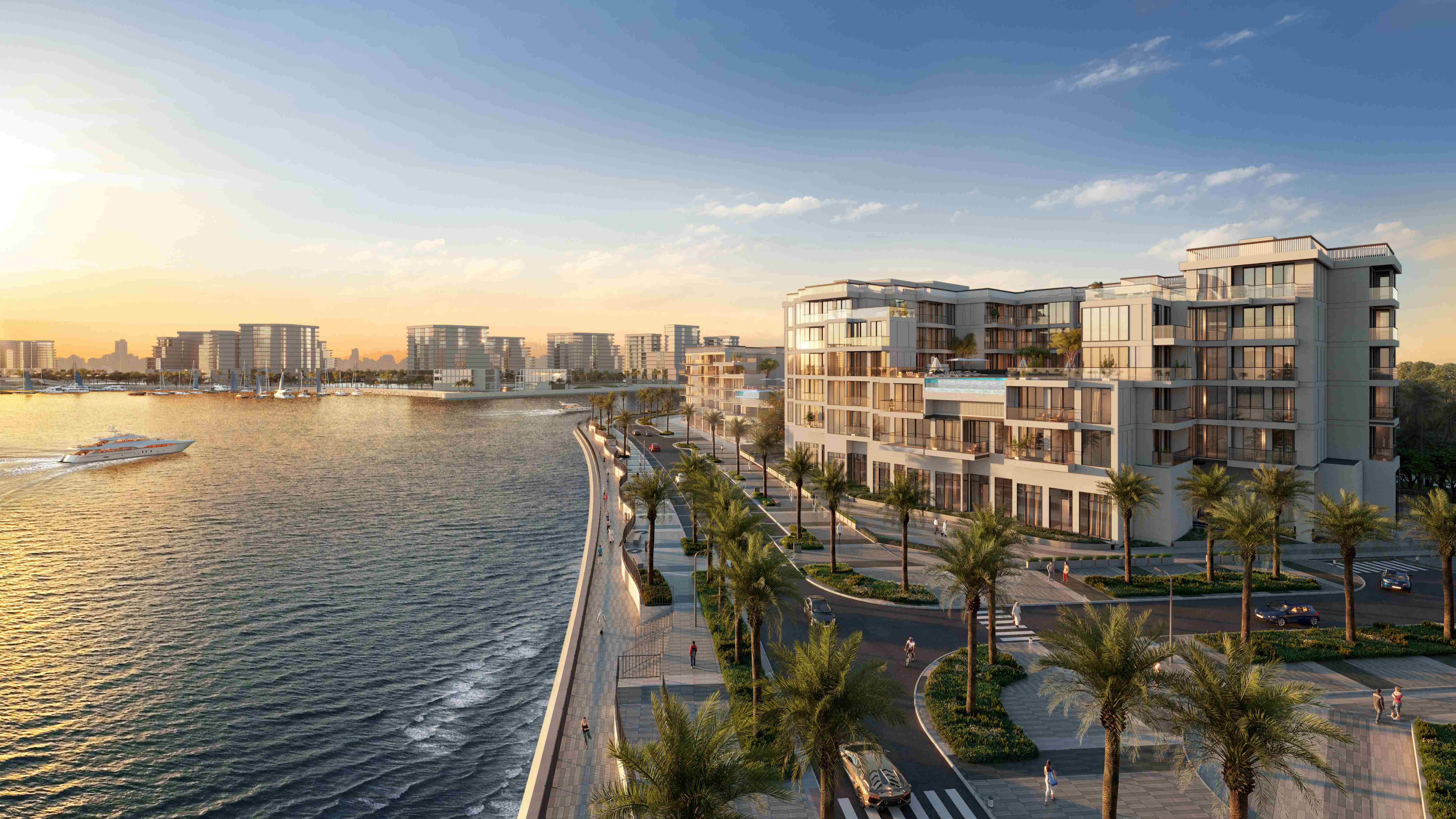 Doha waterfront architecture